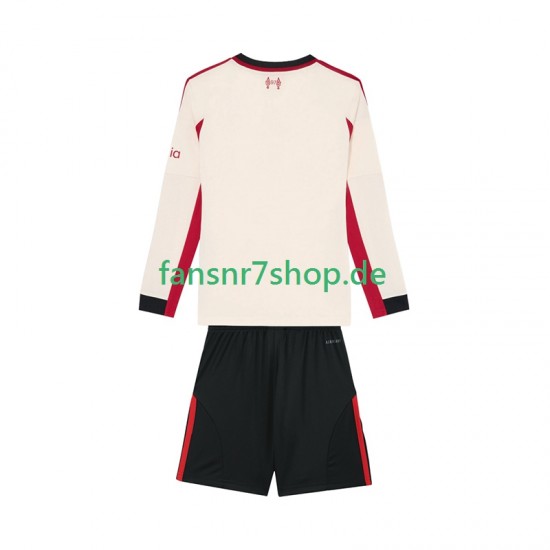 Liverpool fußball trikot Kinder Auswärts 2025-2026 Langarm