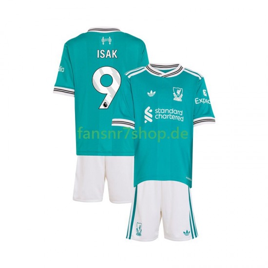 Liverpool fußball trikot ISAK 9 Kinder Ausweich 2025-2026 Kurzarm Liverpool fußball trikot ISAK 9 Kinder Ausweich 2025-2026 Kurzarm