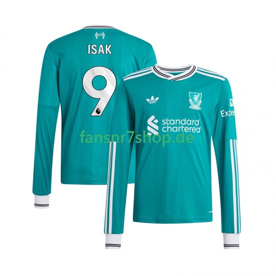 Liverpool fußball trikot ISAK 9 Herren Ausweich 2025-2026 Langarm