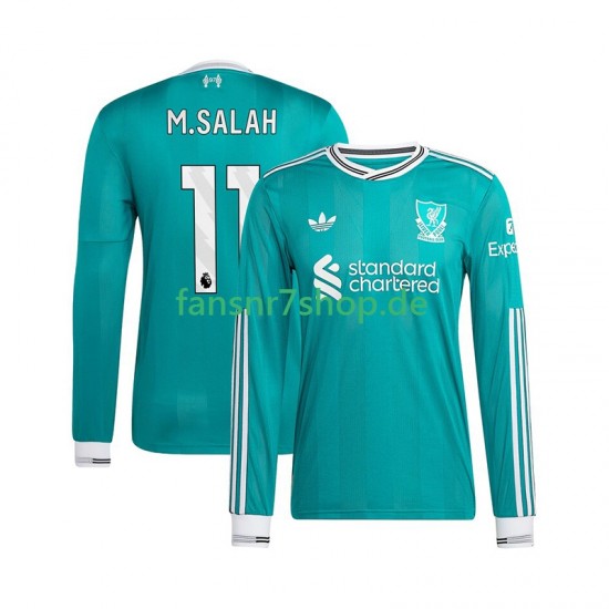 Liverpool fußball trikot Mohamed Salah 11 Herren Ausweich 2025-2026 Langarm Liverpool fußball trikot Mohamed Salah 11 Herren Ausweich 2025-2026 Langarm