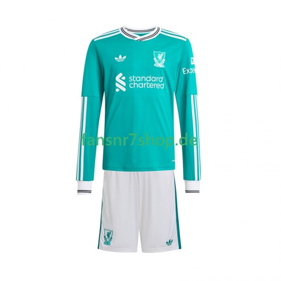 Liverpool fußball trikot Kinder Ausweich 2025-2026 Langarm