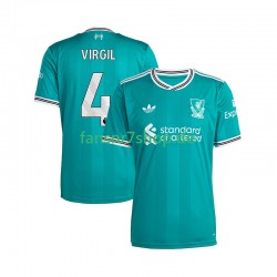Liverpool fußball trikot Virgil van Dijk 4 Herren Ausweich 2025-2026 Kurzarm