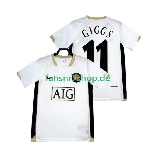 Manchester United fußball trikot GIGGS 11 -2007 Herren Auswärts Retro 2006 Kurzarm