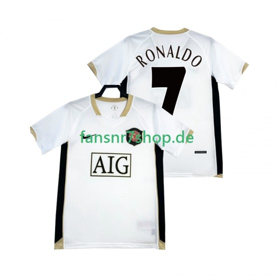 Manchester United fußball trikot RONALDO 7 -2007 Herren Auswärts Retro 2006 Kurzarm