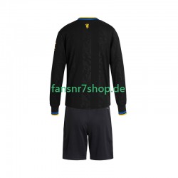 Manchester United fußball trikot Kinder Ausweich 2025-2026 Langarm