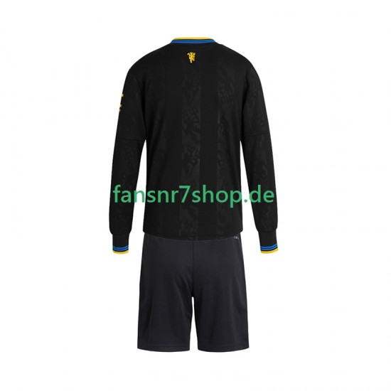 Manchester United fußball trikot Kinder Ausweich 2025-2026 Langarm