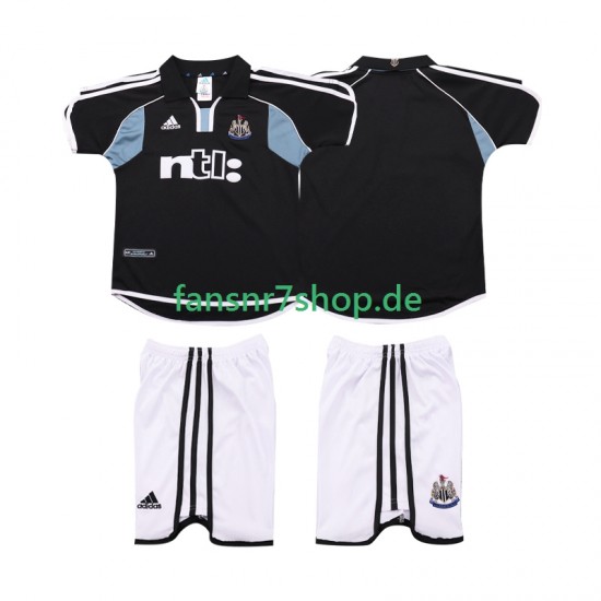 Newcastle United fußball trikot 2000 2001 Kinder Auswärts Retro Kurzarm