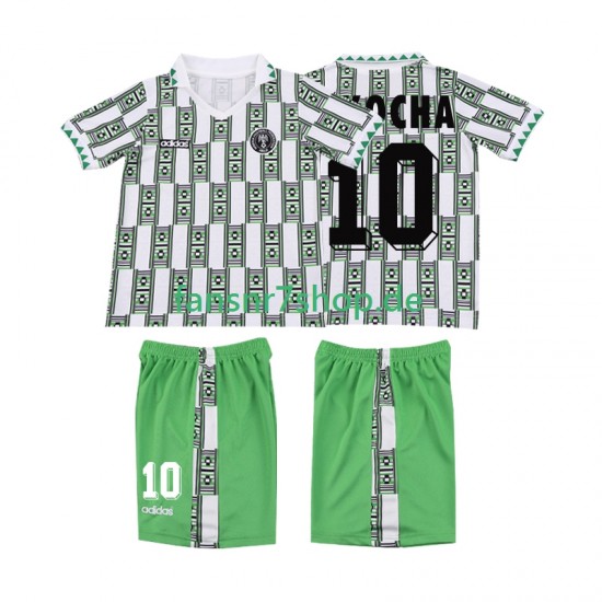Nigeria fußball trikot OKOCHA 10 Kinder Auswärts Retro 1994 Kurzarm Nigeria fußball trikot OKOCHA 10 Kinder Auswärts Retro 1994 Kurzarm
