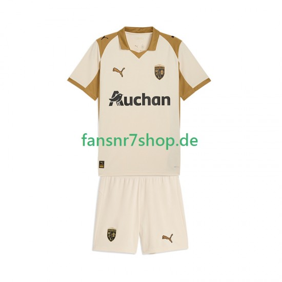 RC Lens fußball trikot Kinder Ausweich 2025-2026 Kurzarm