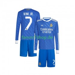 Real Madrid fußball trikot Vinicius Junior 7 Kinder Ausweich 2025-2026 Langarm