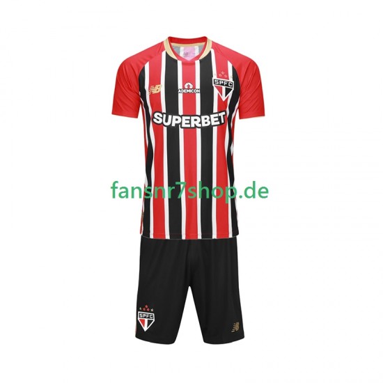 Sao Paulo fußball trikot Kinder Auswärts 2025-2026 Kurzarm Sao Paulo fußball trikot Kinder Auswärts 2025-2026 Kurzarm