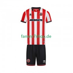 Sheffield United fußball trikot Kinder Heim 2025-2026 Kurzarm