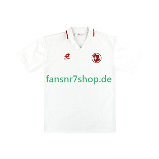 Schweiz fußball trikot Herren Auswärts Retro 1994 Kurzarm