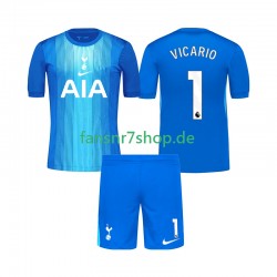 Tottenham Hotspur fußball trikot Guglielmo Vicario 1 Torhüter Kinder Auswärts 2025-2026 Kurzarm