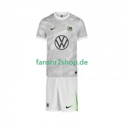 VfL Wolfsburg fußball trikot Kinder Auswärts 2025-2026 Kurzarm