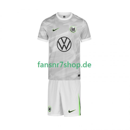 VfL Wolfsburg fußball trikot Kinder Auswärts 2025-2026 Kurzarm