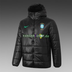 Brasilien Herren Daunenjacke Schwarz