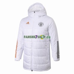 Manchester United Herren Daunenjacke Weiß