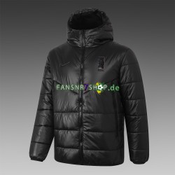 Südkorea Herren Daunenjacke Schwarz