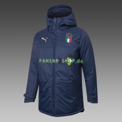 Italien Herren Trainings Regenjacke Blau