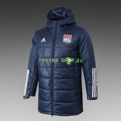 Olympique Lyon Herren Trainings Regenjacke Blau