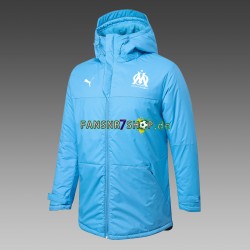 Olympique Marseille Herren Trainings Regenjacke Blau