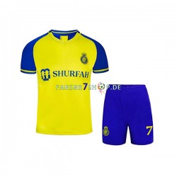 fußball trikot Al-Nassr Ronaldo 7 Kinder Heim 2022-2023 Kurzarm
