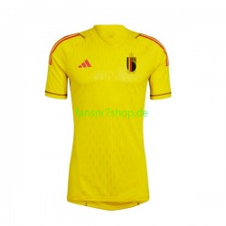 Belgien fußball trikot WM 2022 Torhüter Herren Auswärts Kurzarm