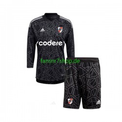 River Plate fußball trikot 2023 Torhüter Kinder Heim Langarm