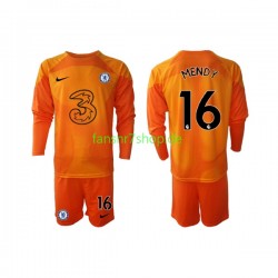 Chelsea fußball trikot Edouard Mendy 16 Torhüter Kinder Heim 2022-2023 Langarm
