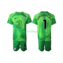 Chelsea fußball trikot Kepa Arrizabalaga 1 Torhüter Kinder Ausweich 2022-2023 Kurzarm