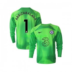 Chelsea fußball trikot Kepa Arrizabalaga 1 Torhüter Herren Ausweich 2022-2023 Langarm