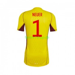 Deutschland fußball trikot WM 2022 Manuel Neuer 1 Torhüter Herren Auswärts Kurzarm