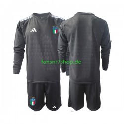 Italien fußball trikot 2023 Torhüter Kinder Auswärts Langarm
