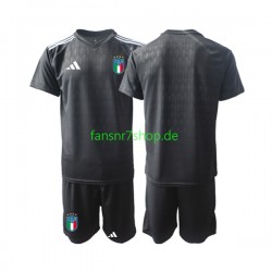 Italien fußball trikot 2023 Torhüter Kinder Auswärts Kurzarm