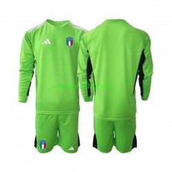 Italien fußball trikot 2023 Torhüter Kinder Heim Langarm