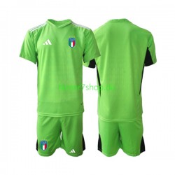 Italien fußball trikot 2023 Torhüter Kinder Heim Kurzarm