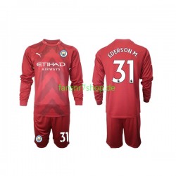 Manchester City fußball trikot Ederson M 31 Torhüter Kinder Heim 2022-2023 Langarm