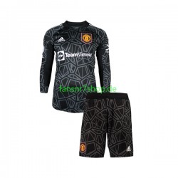 Manchester United fußball trikot Torhüter Kinder Auswärts 2022-2023 Langarm