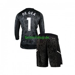 Manchester United fußball trikot DE GEA 1 Torhüter Kinder Auswärts 2022-2023 Langarm