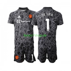 Manchester United fußball trikot DE GEA 1 Torhüter Kinder Auswärts 2022-2023 Kurzarm