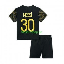 Paris Saint-Germain fußball trikot Lionel Messi 30 Kinder Viertes 2022-2023 Kurzarm
