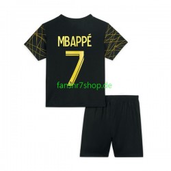 Paris Saint-Germain fußball trikot Mbappé 7 Kinder Viertes 2022-2023 Kurzarm