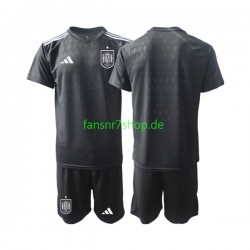 Spanien fußball trikot Torhüter Kinder Heim 2022 Kurzarm