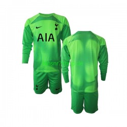 Tottenham Hotspur fußball trikot Torhüter Kinder Auswärts 2022-2023 Langarm
