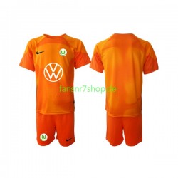 VfL Wolfsburg fußball trikot Torhüter Kinder Ausweich 2022-2023 Kurzarm