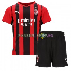 AC Mailand fußball trikot Kinder Heim 2021-2022 Kurzarm