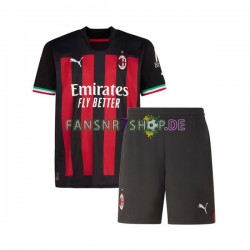 AC Mailand fußball trikot Kinder Heim 2022-2023 Kurzarm