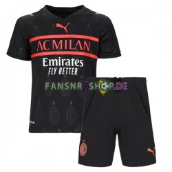 AC Mailand fußball trikot Kinder Ausweich 2021-2022 Kurzarm