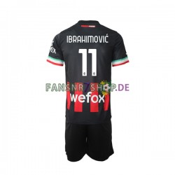 AC Mailand fußball trikot Ibrahimovic 11 Kinder Heim 2022-2023 Kurzarm